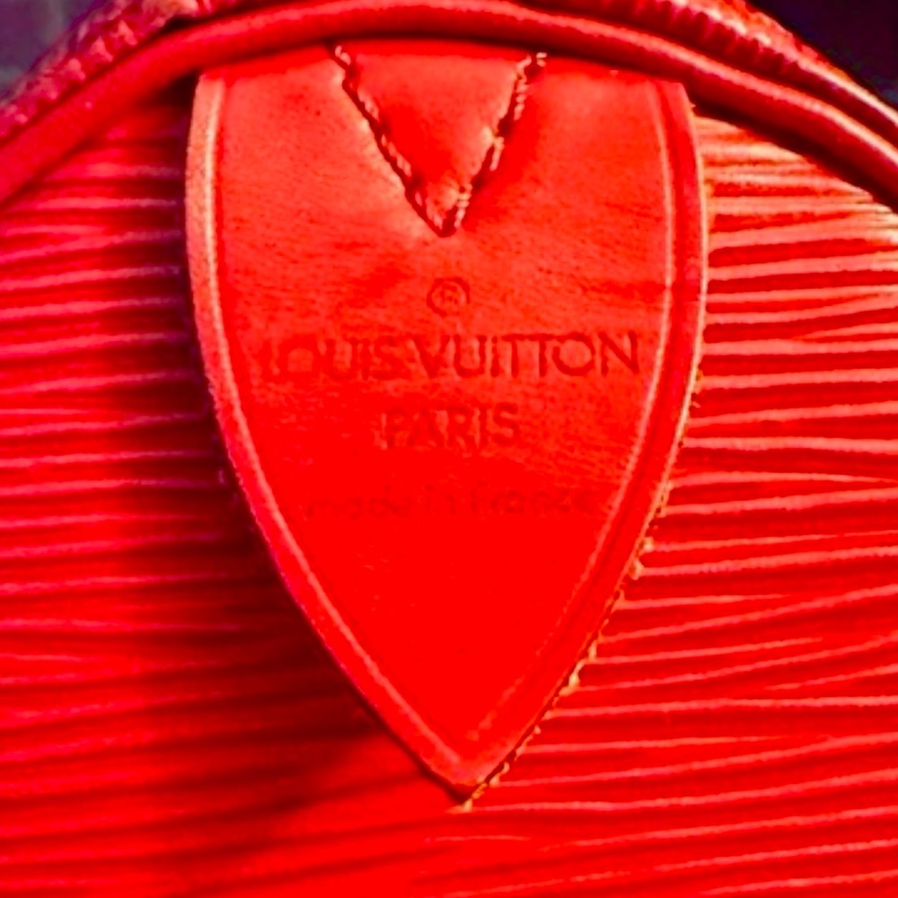 WOW POSHMARK - Authentic Louis Vuitton Red Speedy Bag
